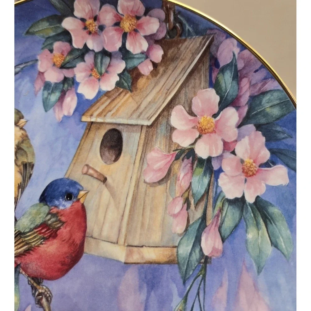 Carolyn Shores Wright, 'House Hunting' Bone China 1990's  B#31